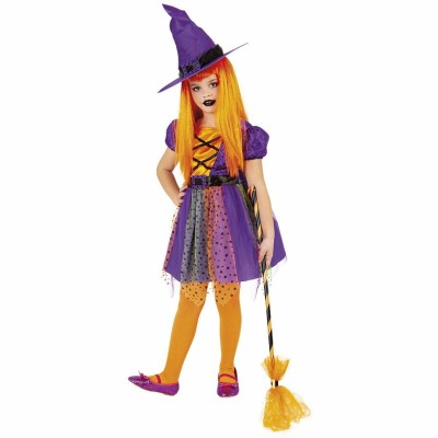Costum de carnaval - Vrajitoare superstar (mov) L (8-10 ani/max 147cm) PlayLearn Toys foto