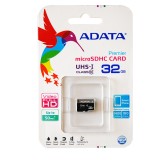 Micro sd card 32gb class 10 adata, 32 GB