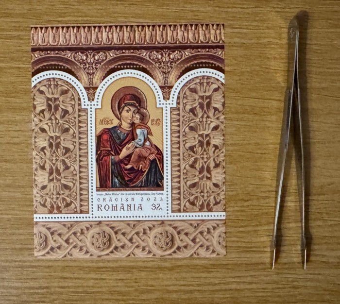 Craciun 2022 colita dantelata LP 2395a