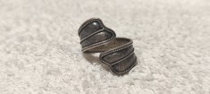 INEL argint TRIBAL etnic AFGHAN vintage REGLABIL de efect VECHI manopera SUPERBA