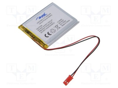 Acumul: Li-Po 3,7V 3500mAh cabluri,contector JST SYP-02T-1 foto