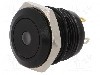 Intrerupator anti-vandalism, OFF-(ON), &Oslash;16mm, ONPOW - GQ16F-10D/J/W/12V/A