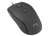 Mouse optic negru NATEC USB A cu fir 1,8m, 3 butoane