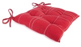 Perna scaun bumbac rosu Heritage 40x40 cm