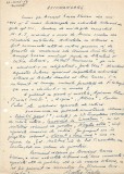 A3544N Nicolae Tăutu, act scris și semnat olograf, 1959