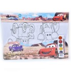 Set de Desen pentru Copii cu Vopsele Mașinuțe