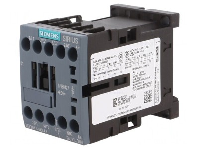 Contactor 3 Polari NO și NC 24VDC 12A 690V foto