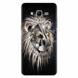 Husa silicon pentru Samsung Grand Prime, Abstract Lion 001