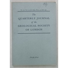 THE QUARTERLY JOURNAL OF THE GEOLOGICAL SOCIETY OF LONDON , VOL. 125 , PART 4 , 1970