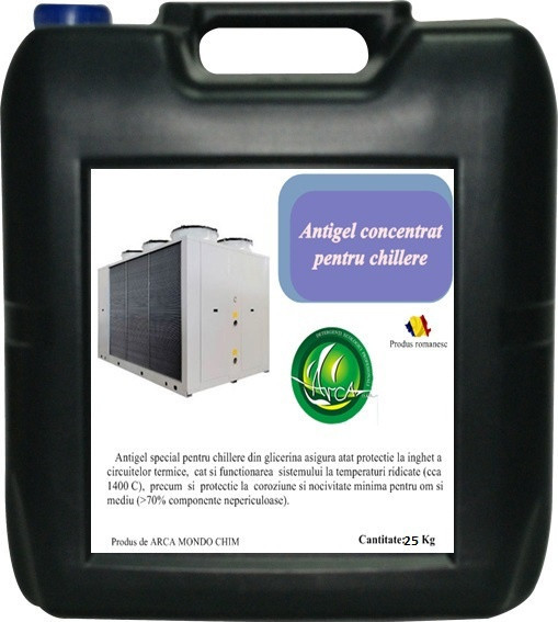 Antigel concentrat pentru chillere, Bidon 25 Kg