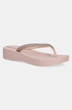 Ipanema șlapi MESH CHIC PL culoarea roz, toc pana, 83386-BD733