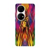 Husa compatibila cu Huawei P50 Pro model Wonder Woman 1984, Silicon, TPU, Viceversa, Transparent, Carcasa