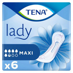 Absorbante pentru incontinenta urinara Tena Lady Maxi, 6 buc