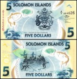 Solomon Islands 2022 - 5 dollars UNC