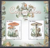 Sao Tome si Principe 2011 - Ciuperci necomestibile, Colita, RARA, MNH