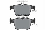 Set placute frana TEXTAR 2500901