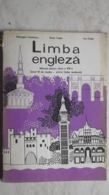 Gh. Comanaru, s.a. - Limba engleza. Manual pentru clasa a VIII-a (anul IV de studiu) Clasa 8 (vezi detalii pentru livrare in tara) foto