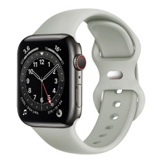 Techsuit - Watchband (W031) - Apple Watch 1/2/3/4/5/6/7/8/9/10/SE/SE 2/Ultra/Ultra 2 (42/44/45/46/49mm) - Gray foto