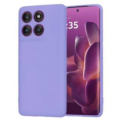 Husa silicon Motorola Edge 60 Pro Techsuit SoftFlex, violet foto