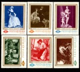 1967 - Reproduceri de arta, serie neuzata