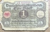 BNKSTR01DE Bancnotă Germania - 1 Mark 1920, Darlehnskassenschein, perioada timpurie Weimar / Inflație