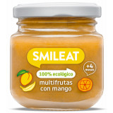 Piure BIO din mix de fructe cu mango, +4 luni Smileat