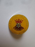 Insigna masonica(Rotary Club) AGM-Round Table Romania/Masa Rotunda,Brasov-Oct&#039;95, Romania de la 1950