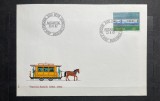 Plic FDC Elveția 1982 - Centenarul Tramvaiului din Z&uuml;rich 1882-1982, Transport -A150