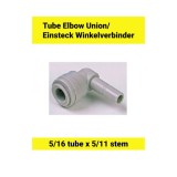 Conector cu unghi push-in 5/16 tub x 5/16 tijă