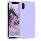 Husa pentru Apple iPhone X / iPhone XS, Silicon, Mov, 46313.108, Carcasa, Kwmobile