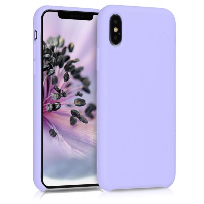 Husa pentru Apple iPhone X / iPhone XS, Silicon, Mov, 46313.108 foto