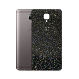 Cumpara ieftin Set Folii Skin Acoperire 360 Compatibile cu OnePlus 3T (Set 2) - ApcGsm Wraps Galactic Rainbow, Negru, Oem