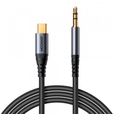Cablu Audio USB-C - 3.5mm Joyroom SY-A07, 1.2m, Negru foto