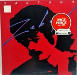 Santana &lrm;&ndash; Zebop! NM / NM vinil, LP, disc rock latin _ CBS, Olanda, 1986