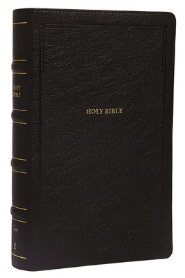 Nkjv, Reference Bible, Personal Size Large Print, Leathersoft, Black, Red Letter Edition, Comfort Print: Holy Bible, New King James Version foto