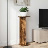 vidaXL Suport pentru plante 2 pcs Stejar Afumat 25 x 25,5 x 80,5 cm 899651