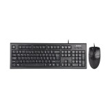 Cumpara ieftin Kit Tastatura + Mouse A4Tech KR8520D, Wired, Taste Numerice, USB, 800 DPi, Senzor Optic, 3 Butoane, Scroll, Negru