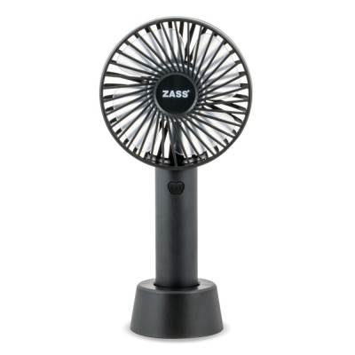 Ventilator Portabil ZPF 02, 5W, 1200mAh, negru - NOU foto