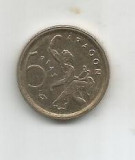 No(2) moneda-Spania -5 ptas - 1994, Europa