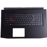 Carcasa superioara cu tastatura palmrest Laptop Gaming, Acer, Predator Helios 300 PH317-51, PH317-52, 6B.Q3DN2.001, AP222000700, pentru placa video GT