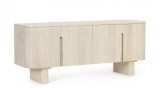 Cumpara ieftin Comoda TV 4 usi lemn mango natur Serapis 140x40x58 cm