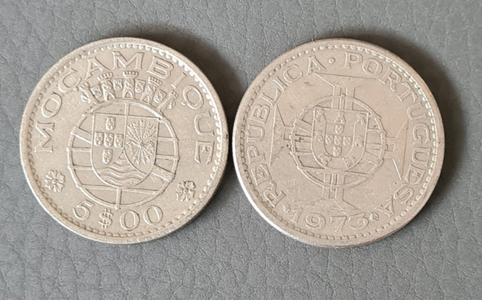 Mozambic 5 escudos 1973