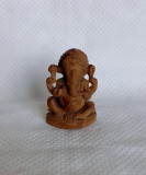 GANESHA - FIGURINA SCULPTATA IN LEMN