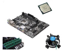 KIT Placa de baza + Procesor i5 4460 ASRock H81M-DGS, 8gb ram, MATX, LGA 1150,