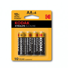 Kodak XTRALIFE LR6 / AA / R6 / MN 1500 baterii de 1.5V alcaline - Blister cu 4 bucati Con?inutul pachetului 1x Blister foto