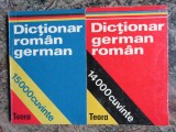 DICTIONAR ROMAN-GERMAN /GERMAN -ROMAN SIRETEANU-TOMEANU