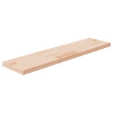 Cumpara ieftin Polita, 80x20x2,5 cm, lemn masiv de stejar netratat