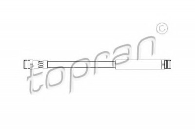 Conducta / cablu frana VW GOLF V (1K1) (2003 - 2009) TOPRAN 110 396 foto