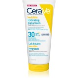 CeraVe Invisible Hydrating Sunscreen SPF 30 loțiune pentru plaja pentru fata si corp SPF 30 177 ml