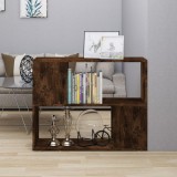 VidaXL Bibliotecă/Separator de cameră, stejar fumuriu, 80x24x63 cm